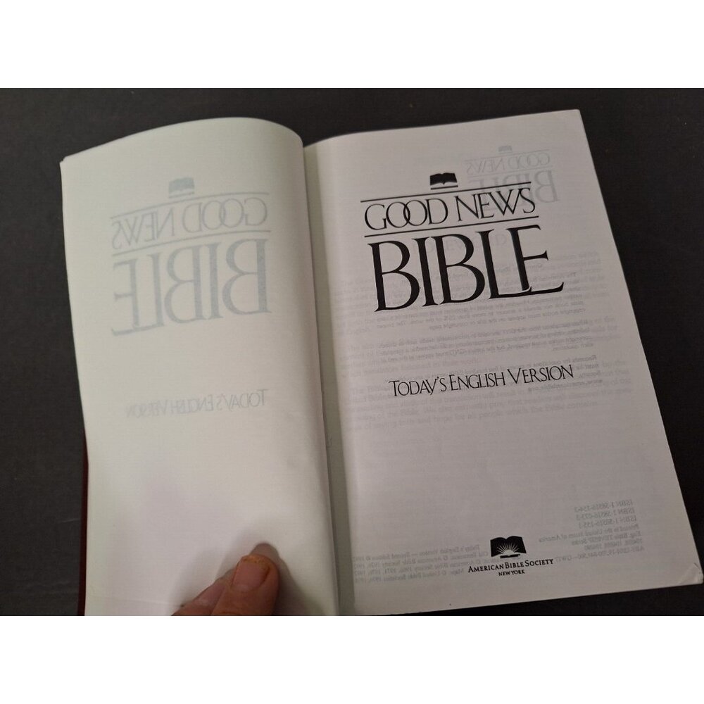 Good News Bible: Today's English Version - Hardcover - GOOD - Picture 4 of 12